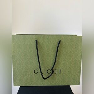 Gucci gift bag green color